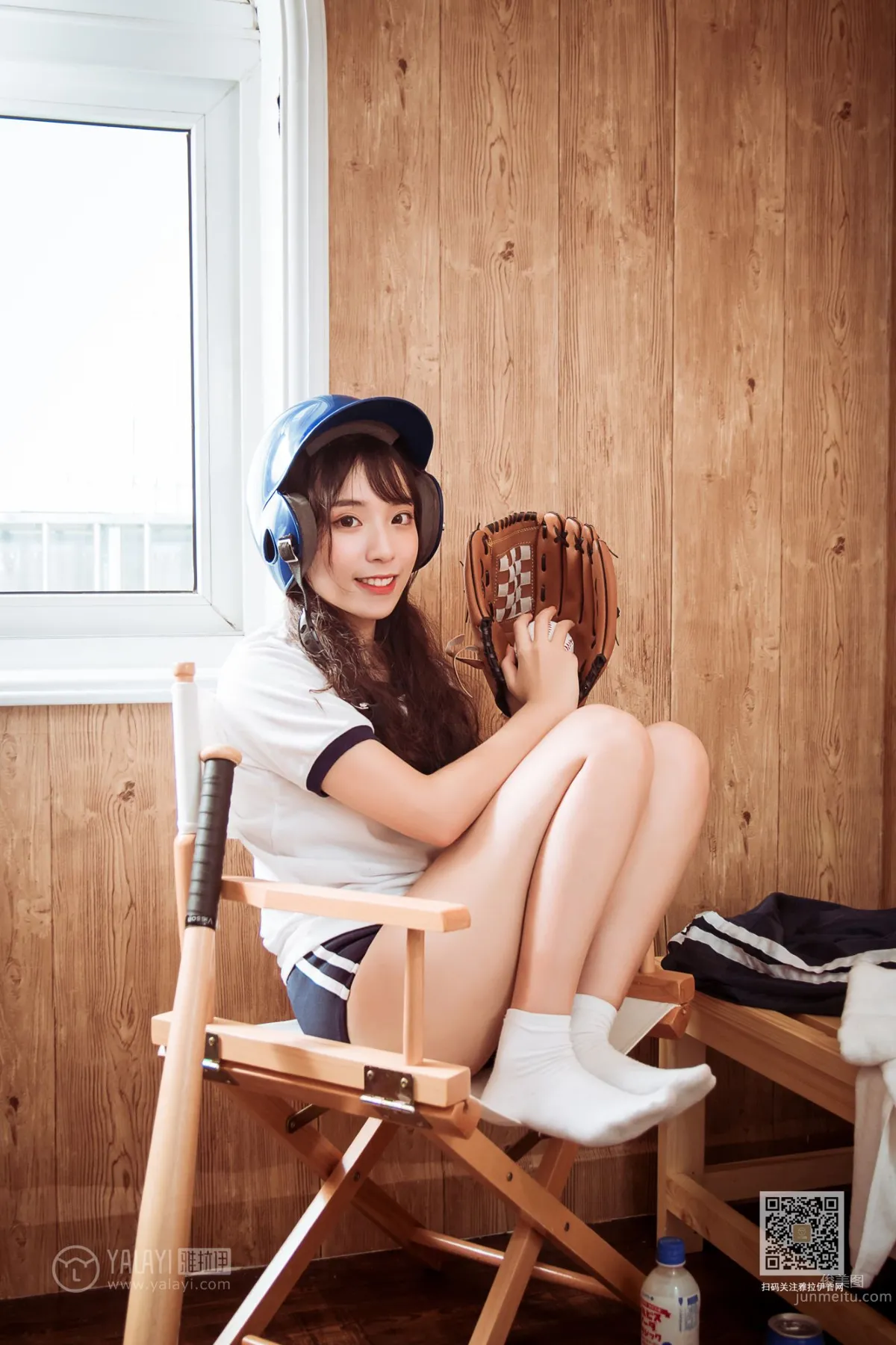 [YALAYI] 2019.09.21 No.407 Beautiful Baseball Player A Cheng photo 32