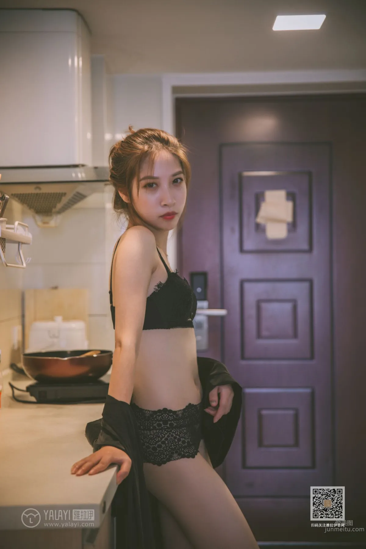 [YALAYI] 2019.09.30 Vol.416 Black and White Lan Xin photo 42
