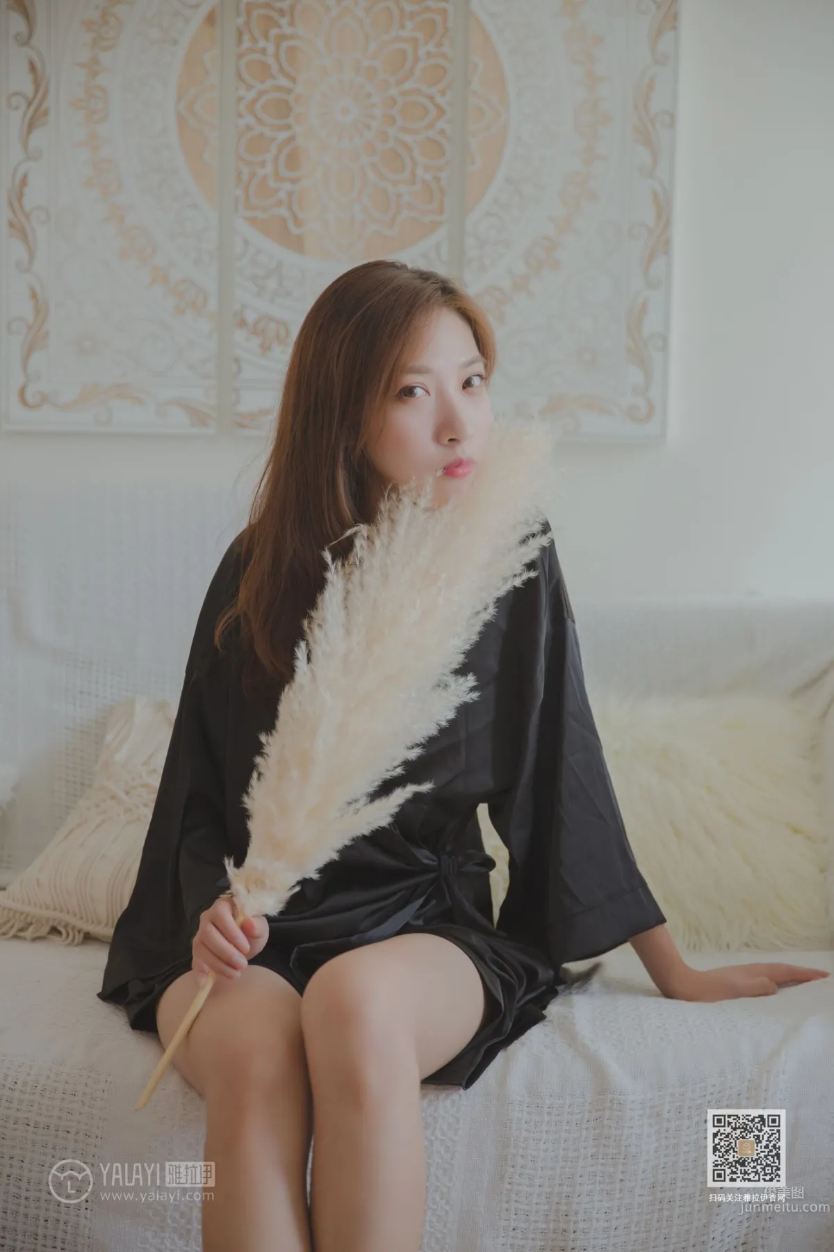 [YALAYI] 2019.09.30 Vol.416 Black and White Lan Xin photo 11