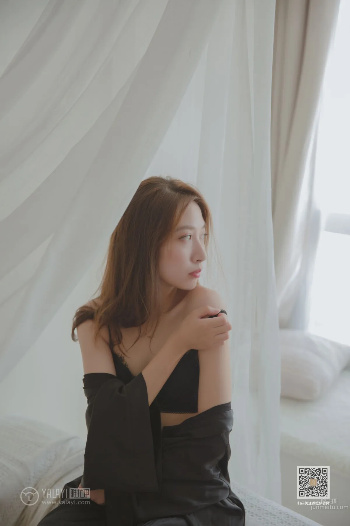 [YALAYI] 2019.09.30 Vol.416 Black and White Lan Xin photo 19