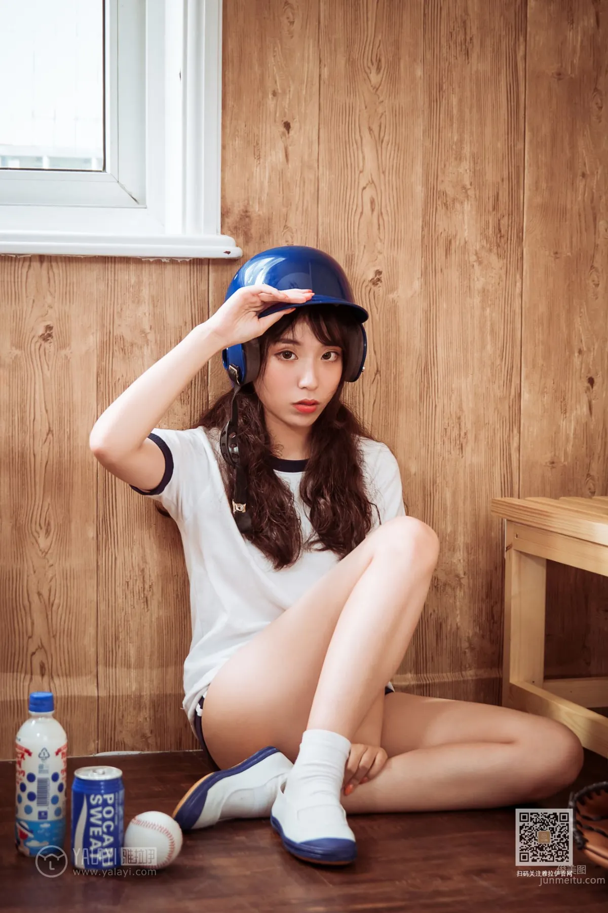 [YALAYI] 2019.09.21 No.407 Beautiful Baseball Player A Cheng photo 24