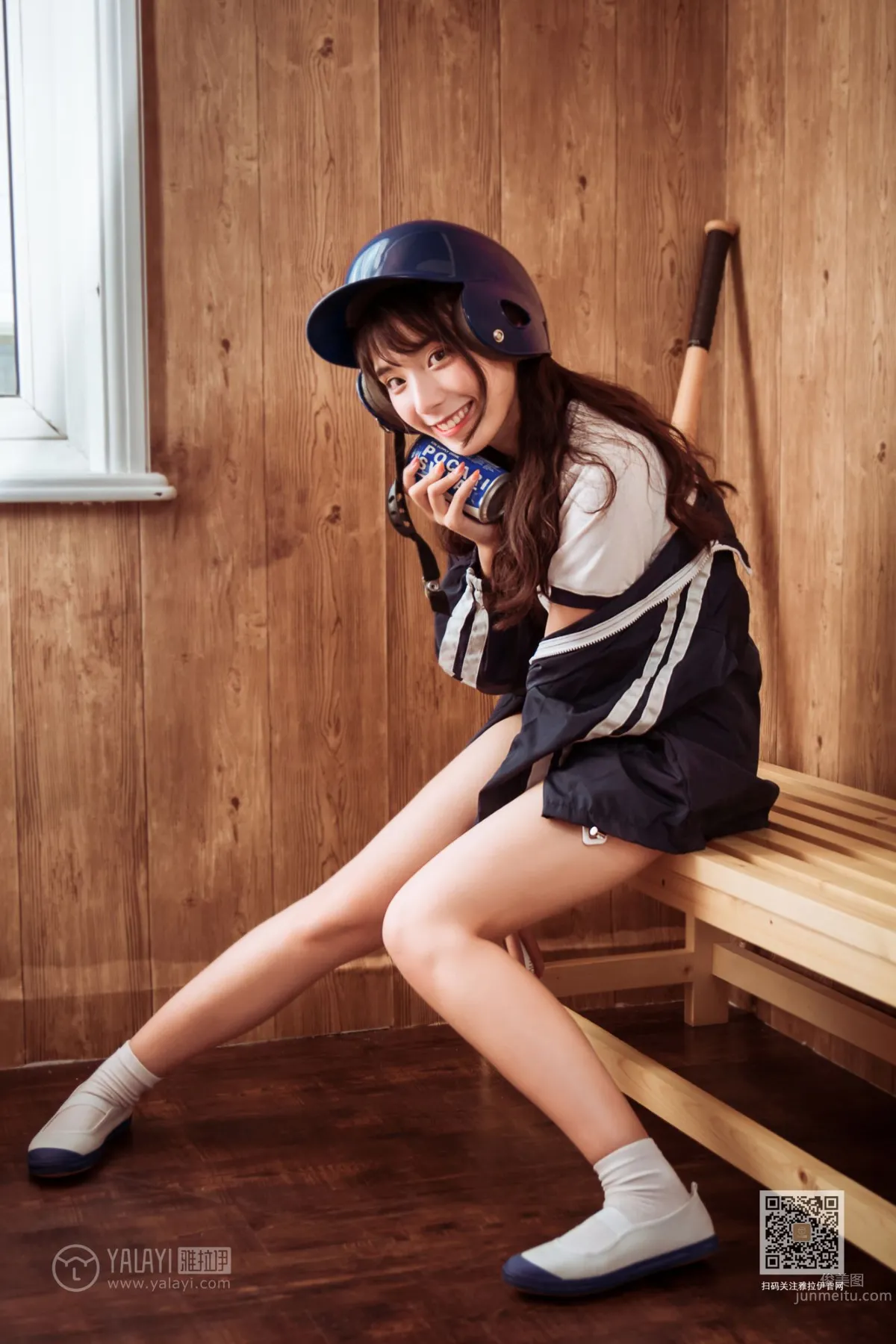 [YALAYI] 2019.09.21 No.407 Beautiful Baseball Player A Cheng photo 17
