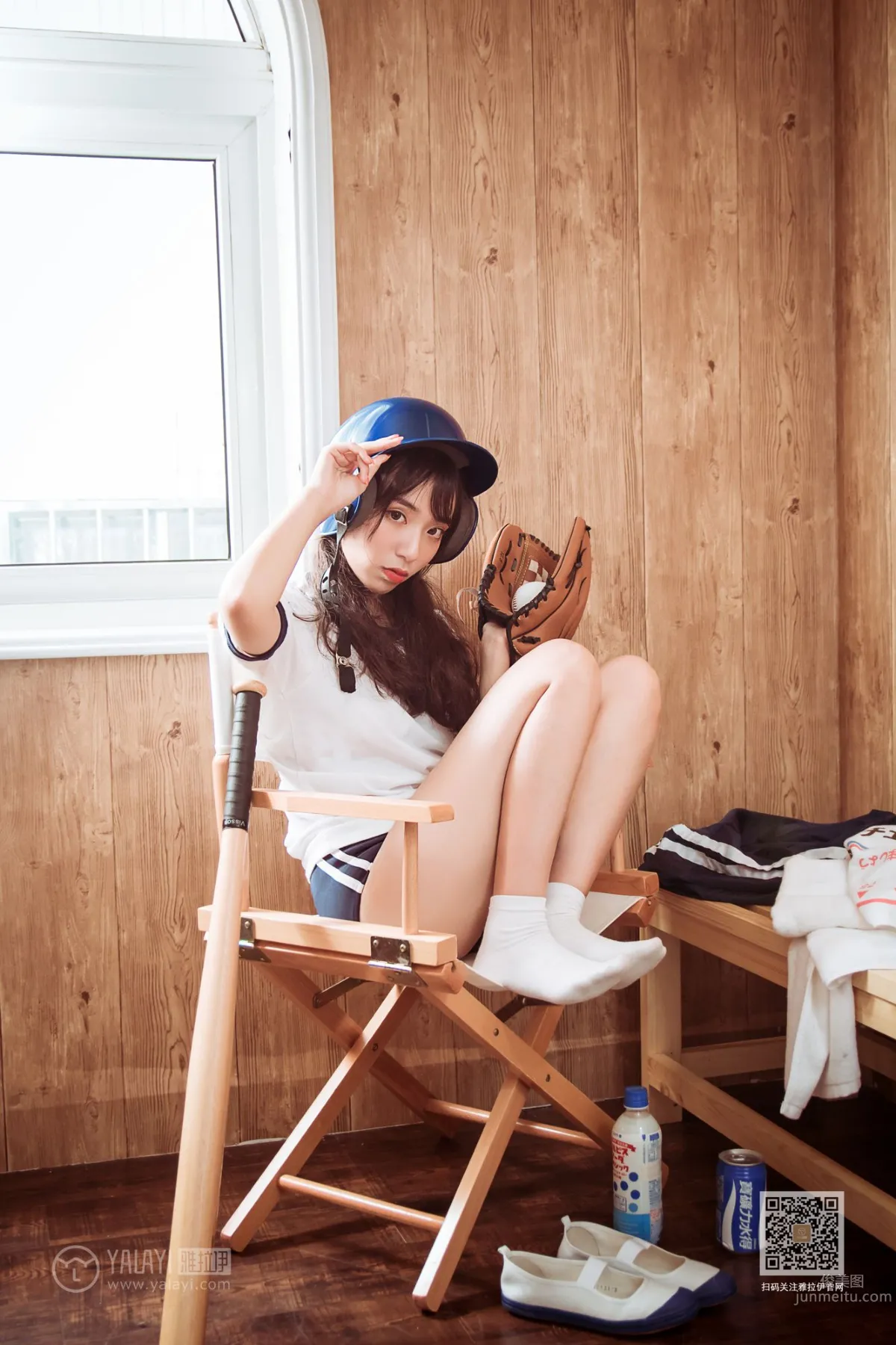 [YALAYI] 2019.09.21 No.407 Beautiful Baseball Player A Cheng photo 34