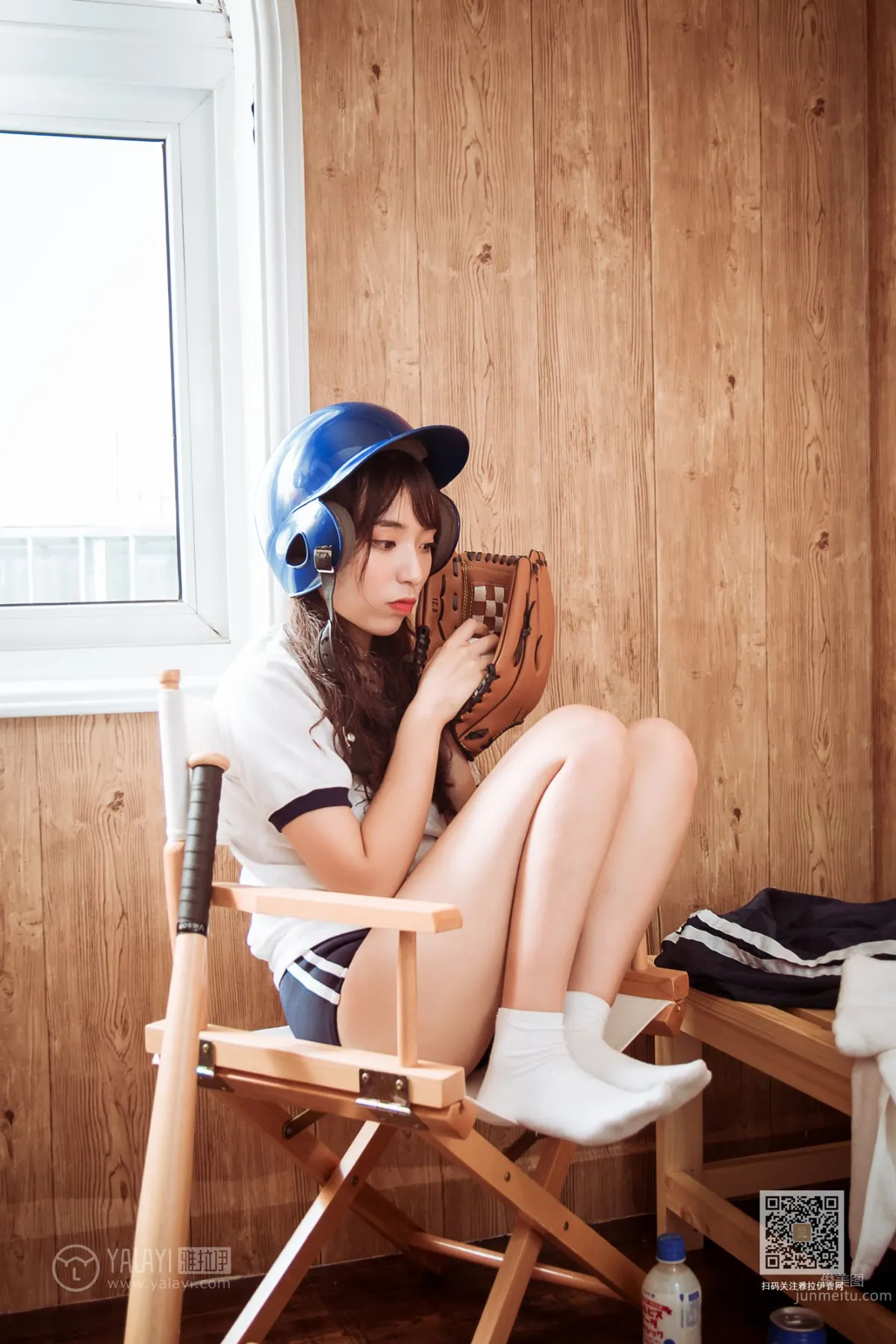 [YALAYI] 2019.09.21 No.407 Beautiful Baseball Player A Cheng photo 33