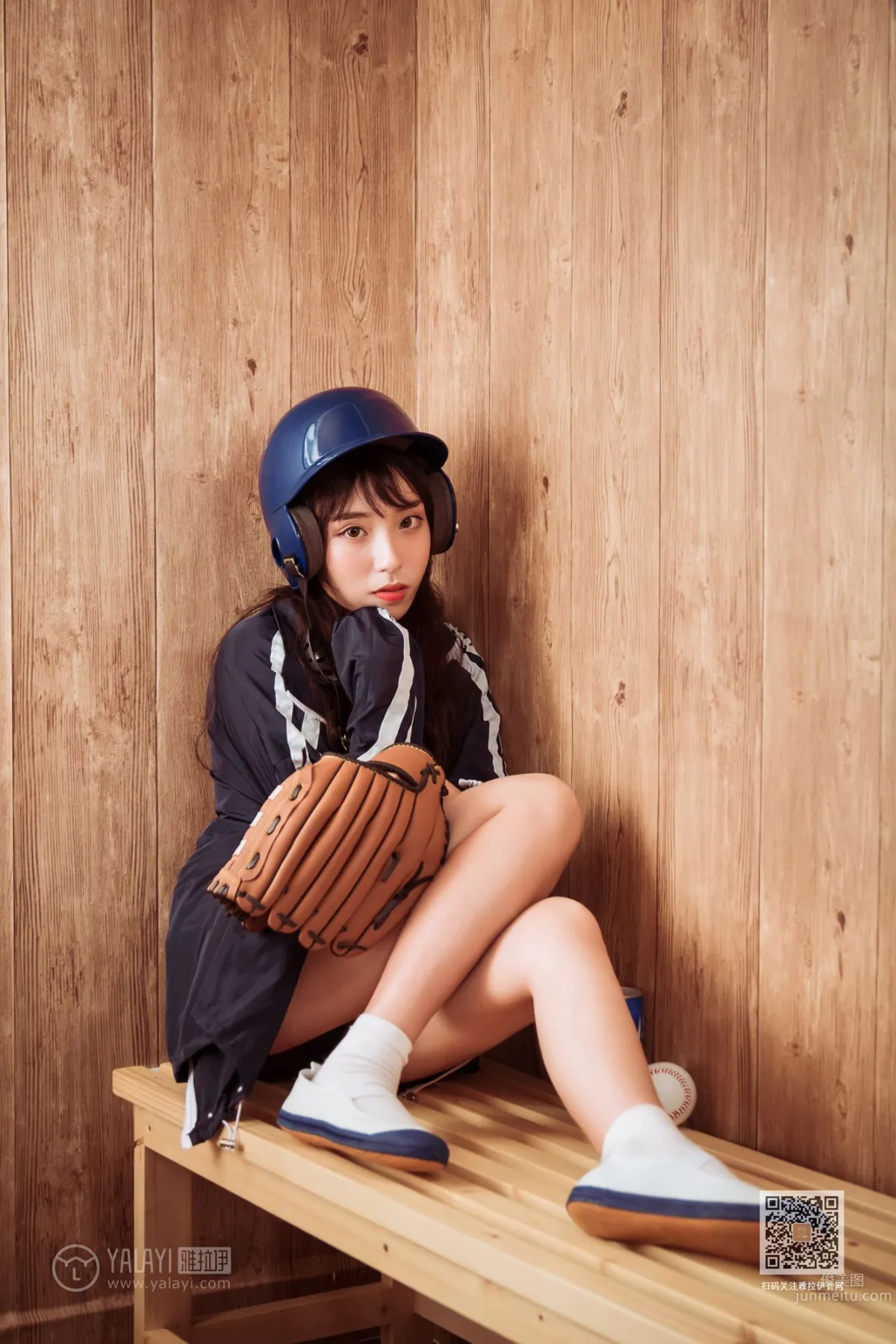 [YALAYI] 2019.09.21 No.407 Beautiful Baseball Player A Cheng photo 6