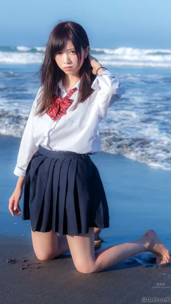 Roa Kusunoki, Sweet and Natural Airhead Schoolgirl in Uniform photo 6