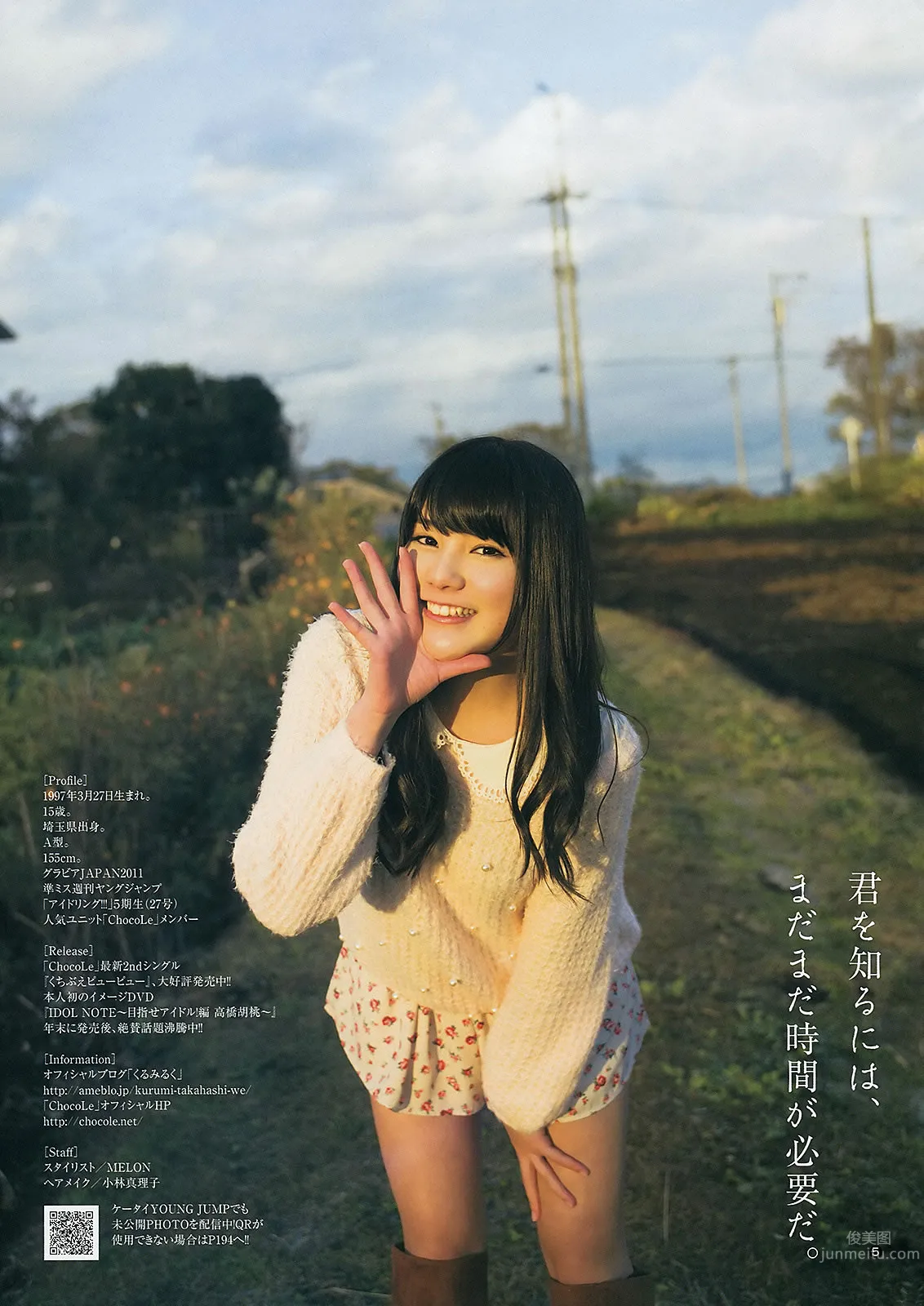 [Weekly Young Jump] 2013 No.08 09 島崎遙香 小嶋菜月 佐々木優佳裡 36