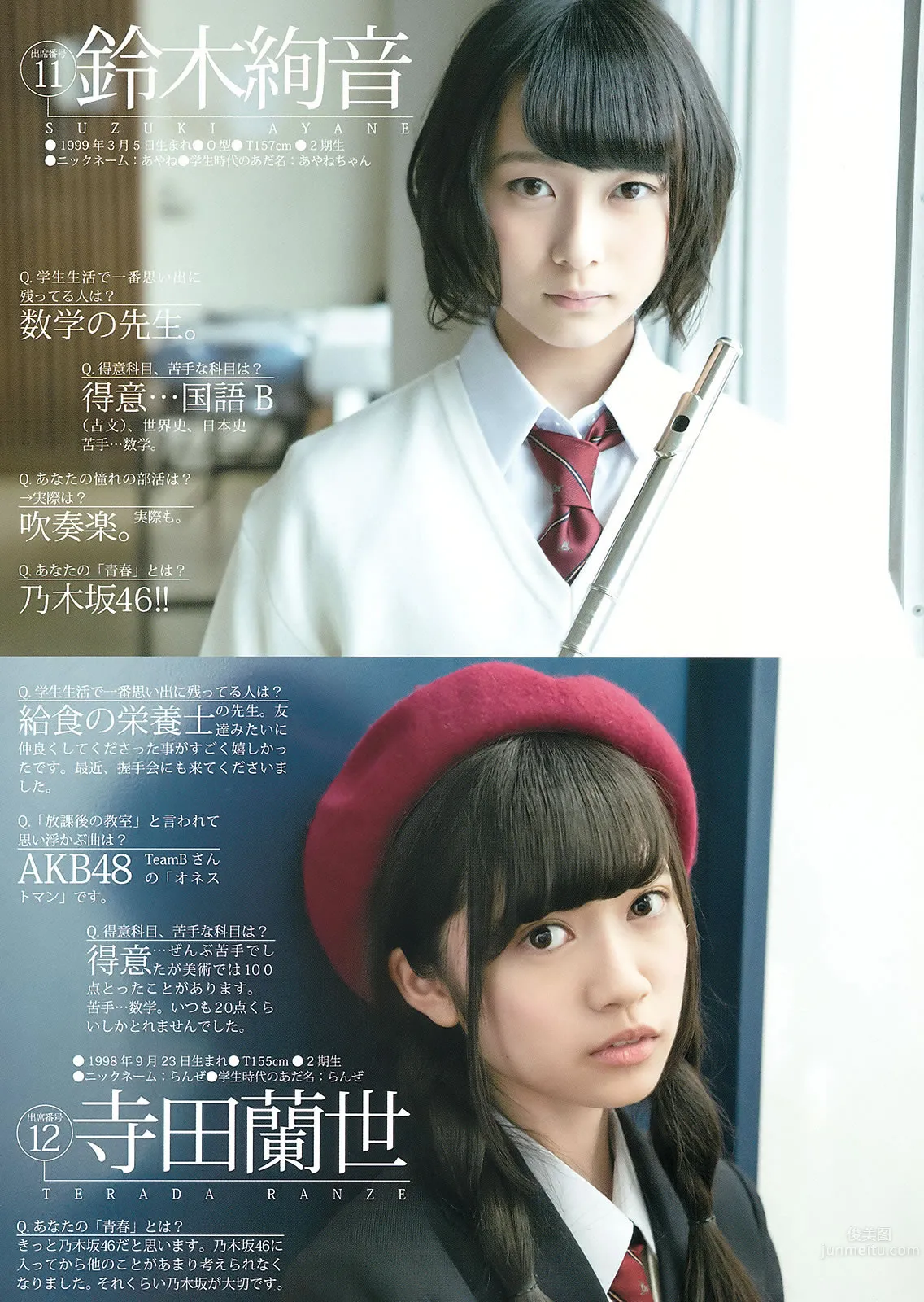 [Weekly Young Jump] 2015 No.18 19 宮脇咲良 乃木坂46アンダーメンバー 14
