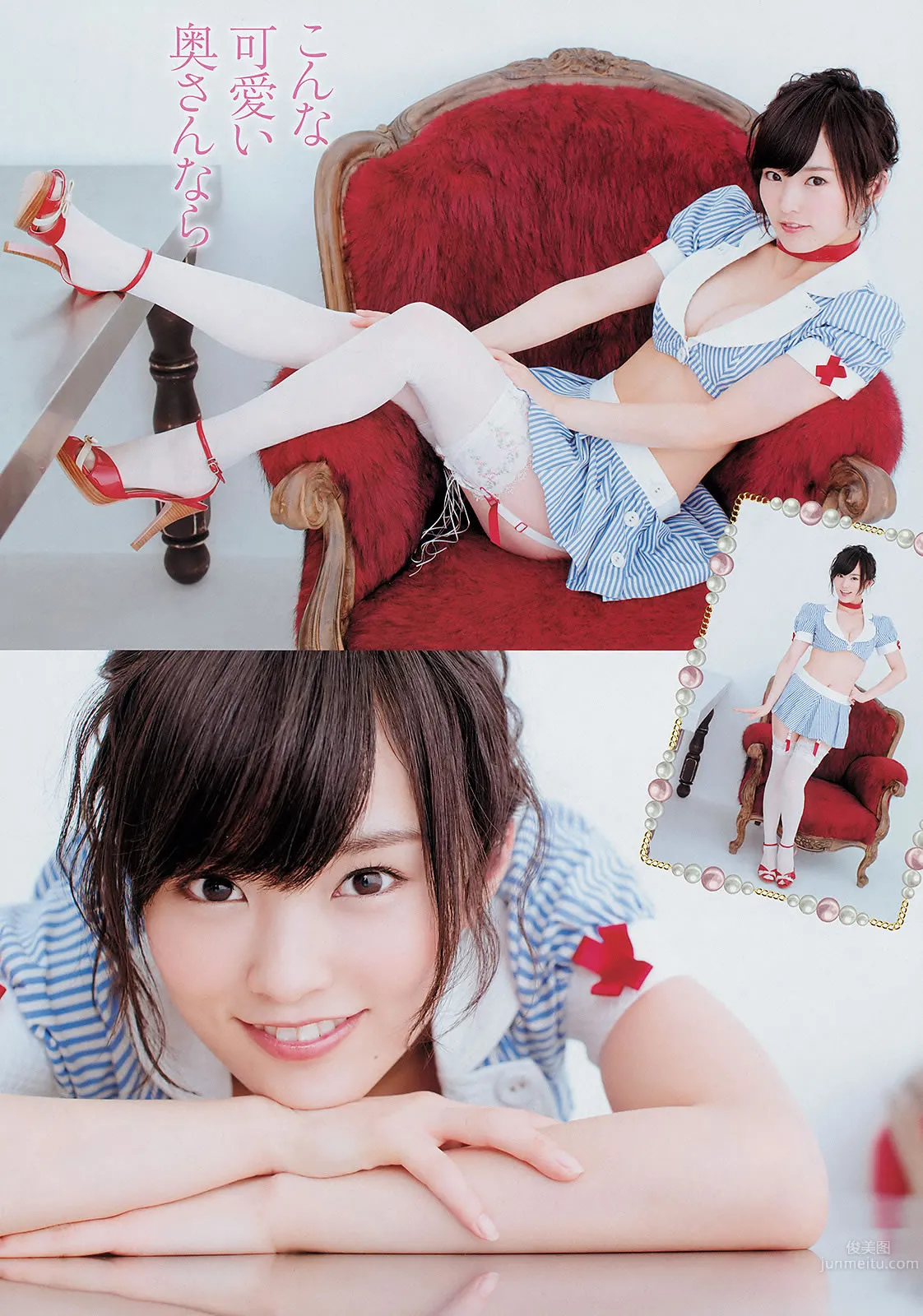 [Young Champion] 2014 No.11 12 山本彩 桥本环奈 秋山美穂 小田岛渚 桥本枫 百瀬美铃_5