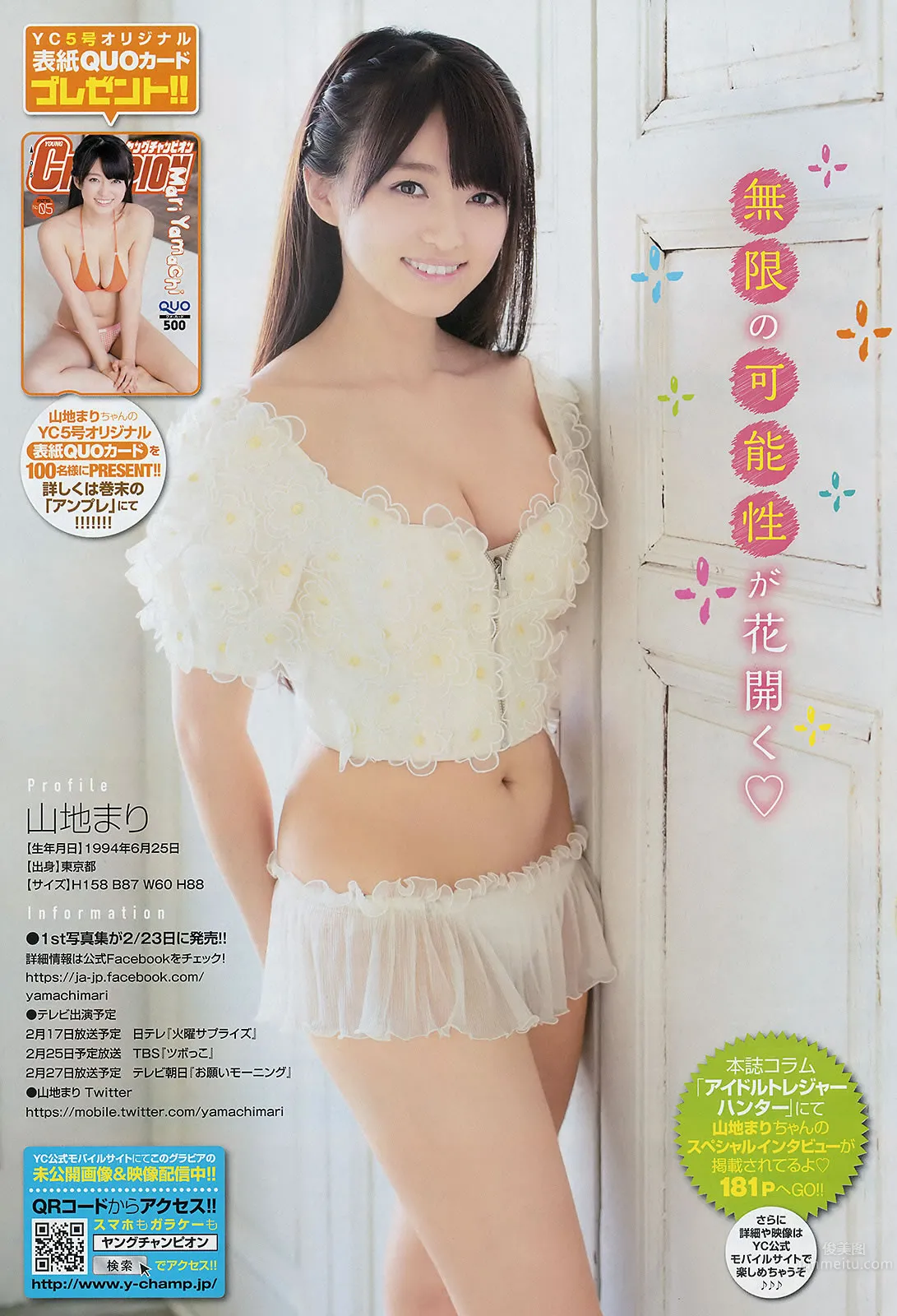 [Young Champion] 2015 No.04 05 柳ゆり菜 松川佑依子 山地まり 葉月ゆめ 17