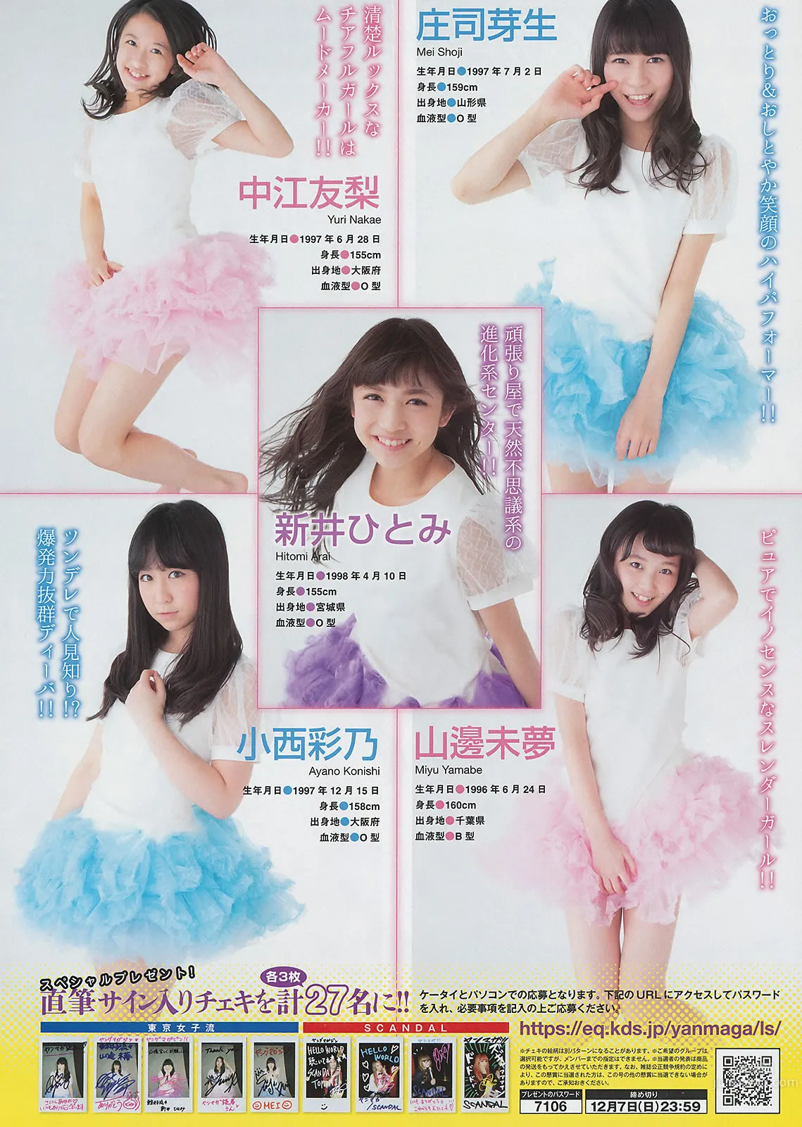 [Young Magazine] 2014 No.52 AKB48 佐野ひなこ 橋本環奈 SCANDAL 東京女子流 19