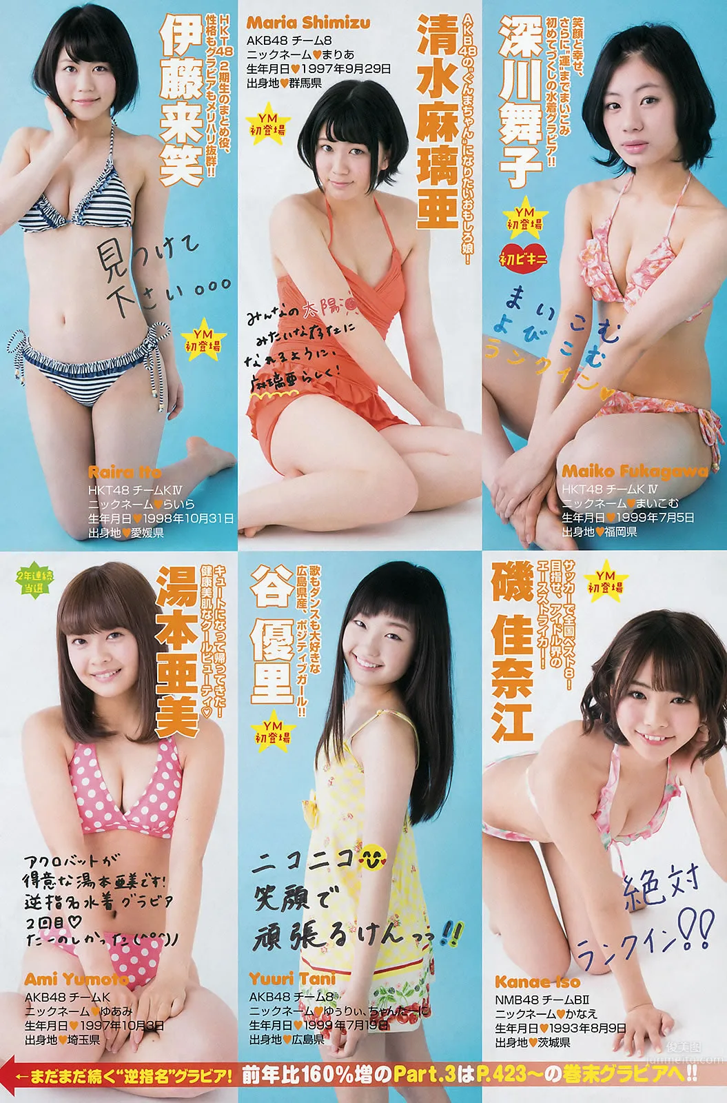 [Young Magazine] 2015 No.27 28 AKB48 佐野ひなこ 高崎聖子 橫山あみ 23