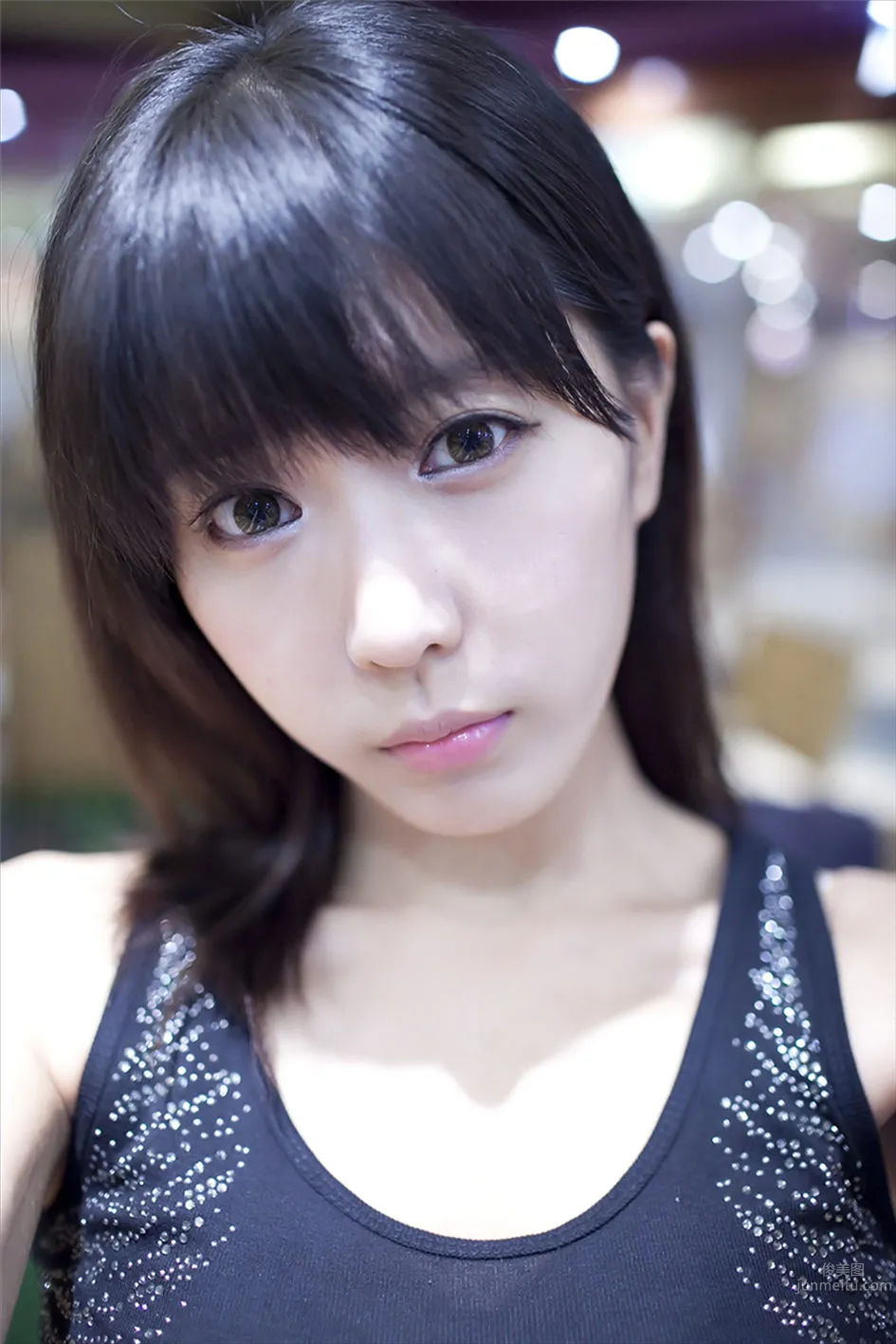 超甜美笑容韩国超模许允美性感图片_77