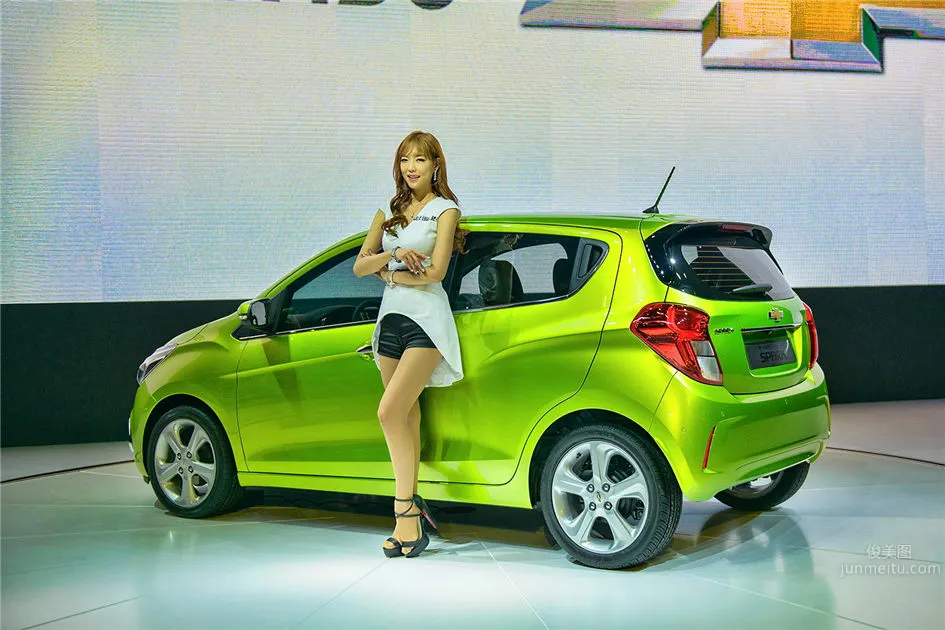 2015韓國國際車展長腿車模姜敏京 6