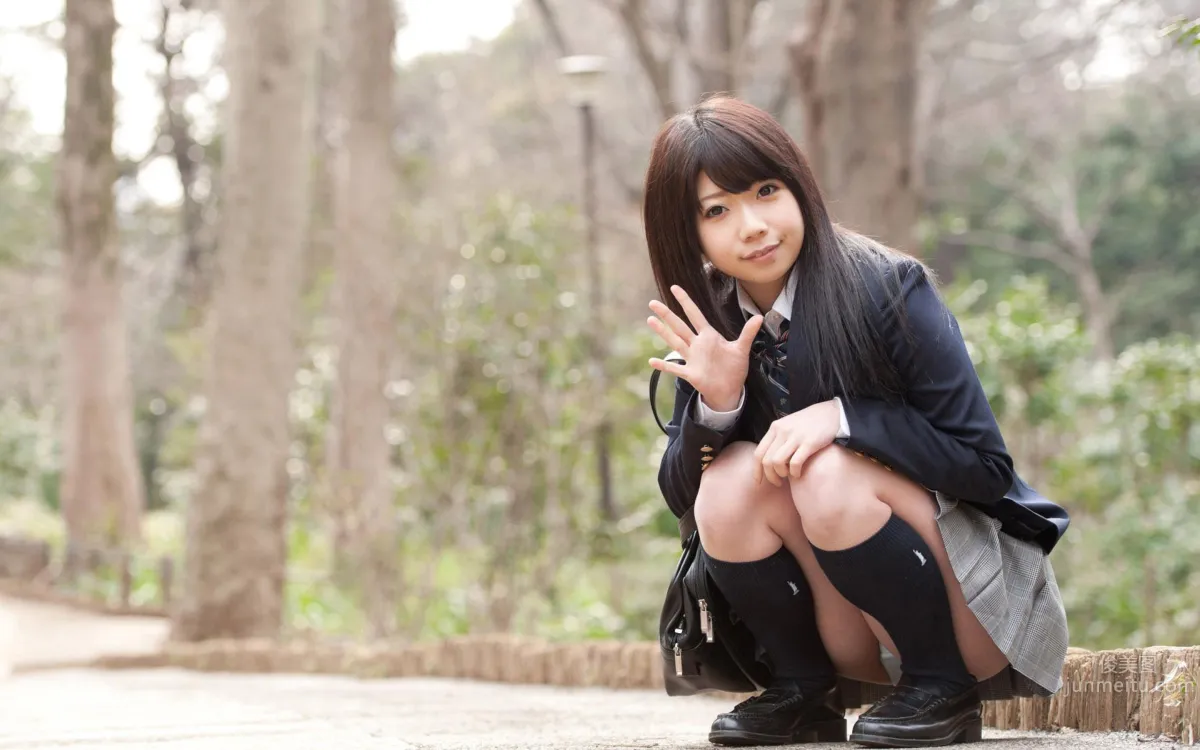 Kui Xia (Natsu Aoi) - Fresh Eye-Catching School Uniform Photo Shoot photo 30