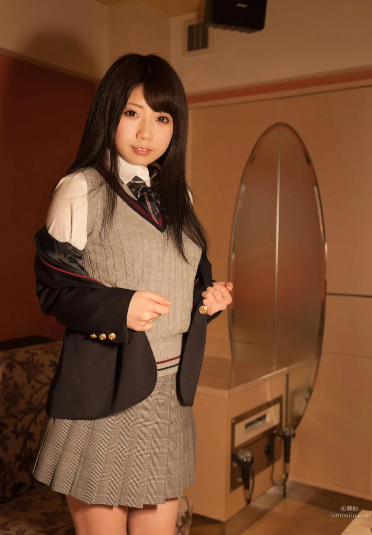 Kui Xia (Natsu Aoi) - Fresh Eye-Catching School Uniform Photo Shoot photo 41