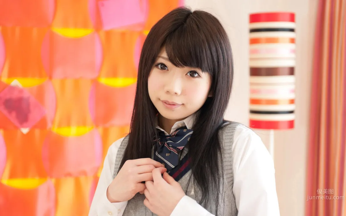 Kui Xia (Natsu Aoi) - Fresh Eye-Catching School Uniform Photo Shoot photo 6