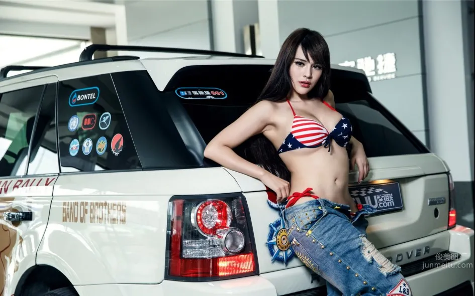 Su Xia Niuniu, Sexy Charming Car Model Photo Beauty Wallpaper photo 9