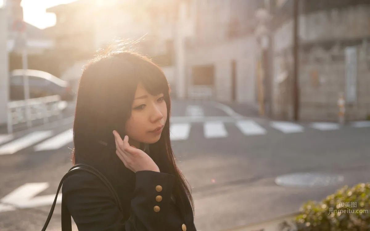 Kui Xia (Natsu Aoi) - Fresh Eye-Catching School Uniform Photo Shoot photo 40