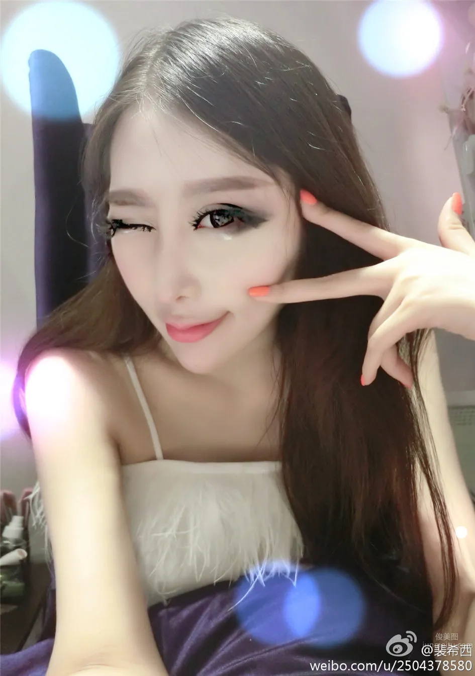 Pei Xixi, Sexy Cute Girl Bust Selfie Photos photo 33