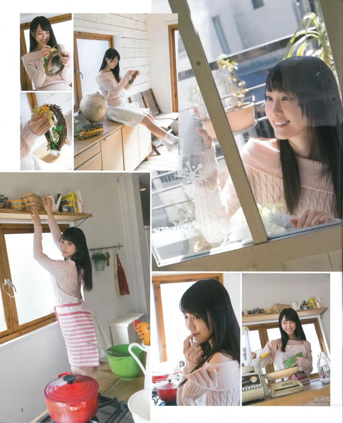 [Bomb Magazine] 2015.01 松井玲奈 須田亜香裡 柴田阿彌 古畑奈和 北川綾巴 宮前杏実 4