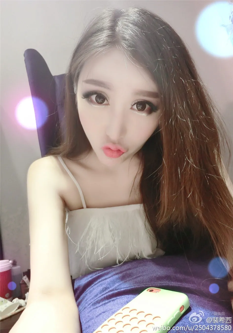 Pei Xixi, Sexy Cute Girl Bust Selfie Photos photo 34