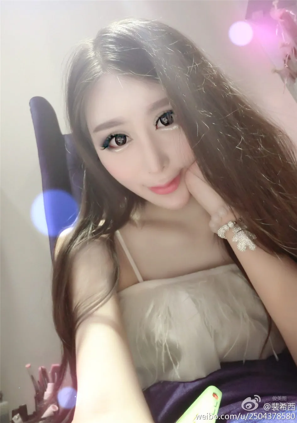 Pei Xixi, Sexy Cute Girl Bust Selfie Photos photo 35