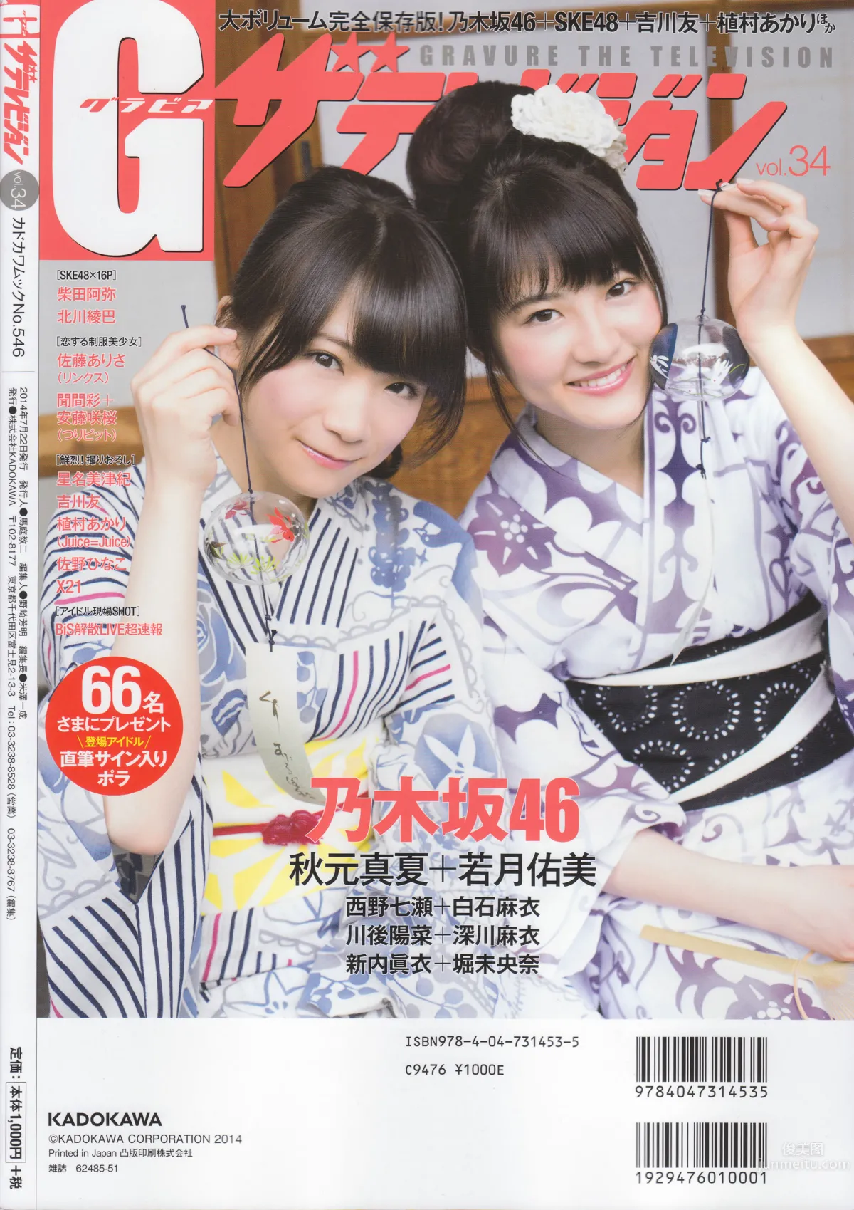 [Gravure The Television] Vol.34 乃木坂46 柴田阿彌 北川綾巴 53
