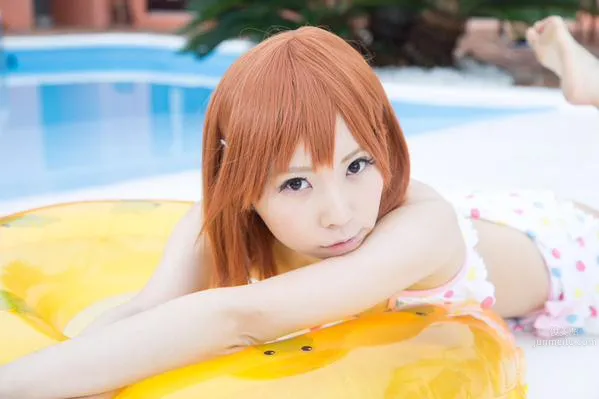 Qinai Merika - Popular Coser Open-Chest Swimsuit Temptation photo 2