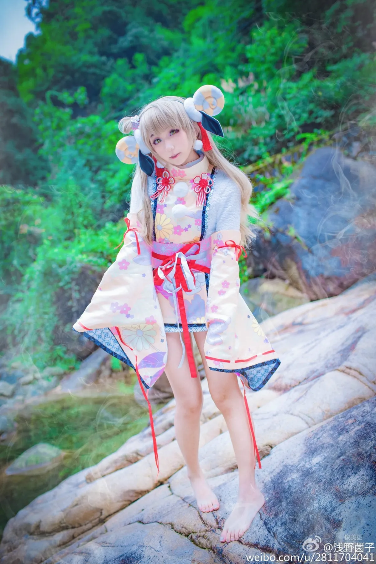 浅野菌子- 可爱双马尾写真_21