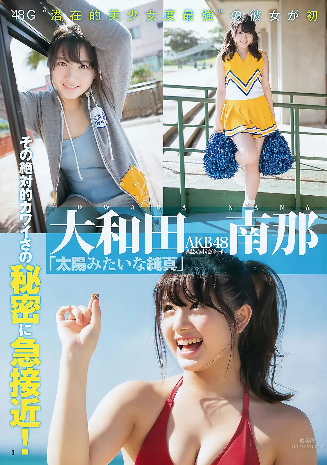 [Weekly Young Jump] 2016 No.01 大和田南那 入山杏奈 馬場ふみか 松田るか_7