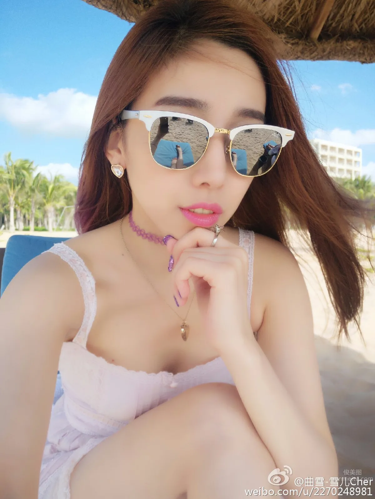 雪儿Cher(曲雪)- 微博时尚自拍写真_7