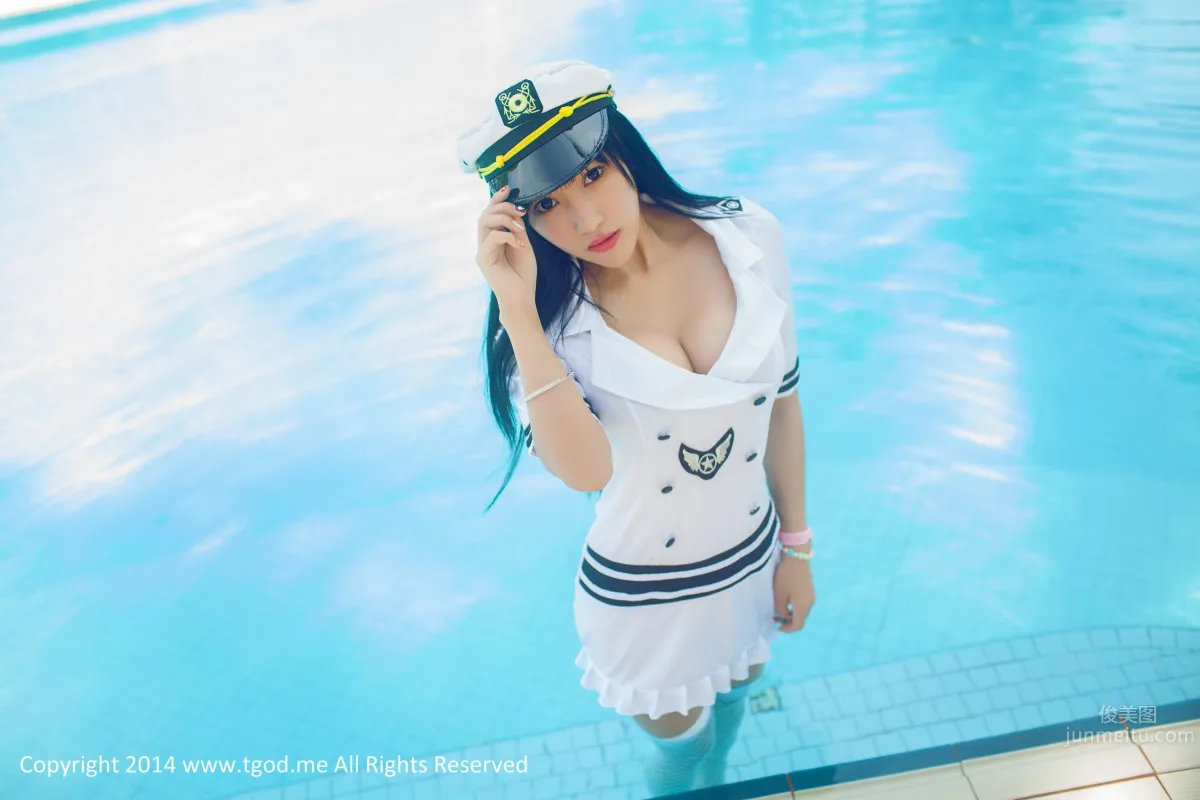 杨上萱- [TGOD推女神] 军舰上的海军女警花 沙巴系列写真 ~_37
