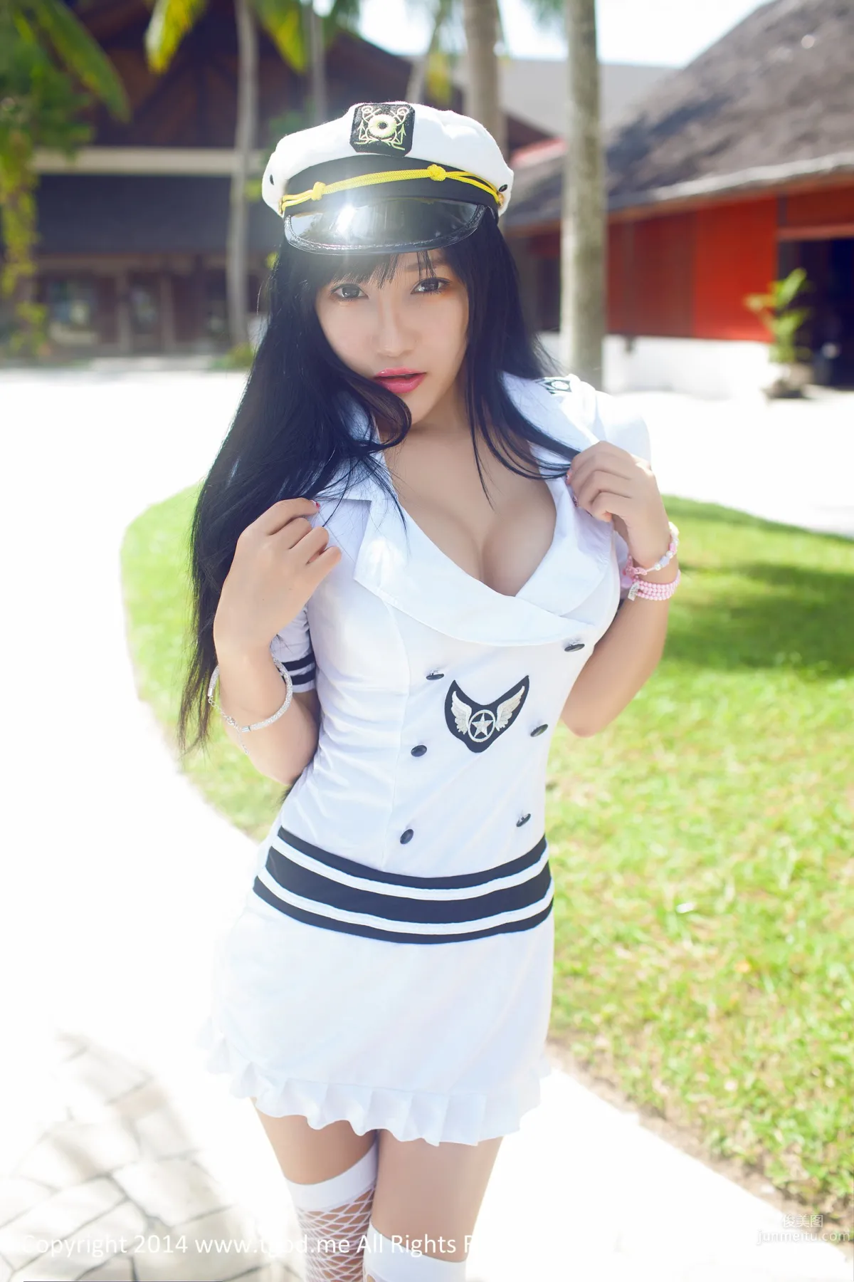杨上萱- [TGOD推女神] 军舰上的海军女警花 沙巴系列写真 ~_32
