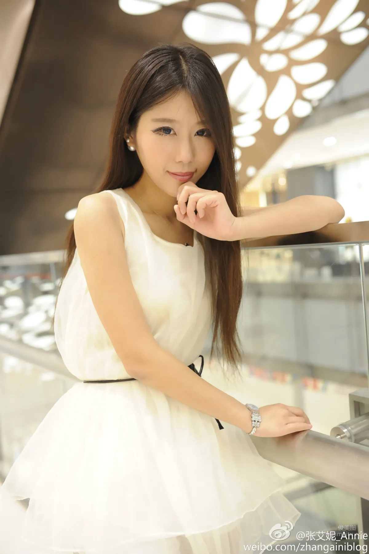 Zhang Aini Annie, Sexy and Eye-Catching Weibo Private Shoot photo 13