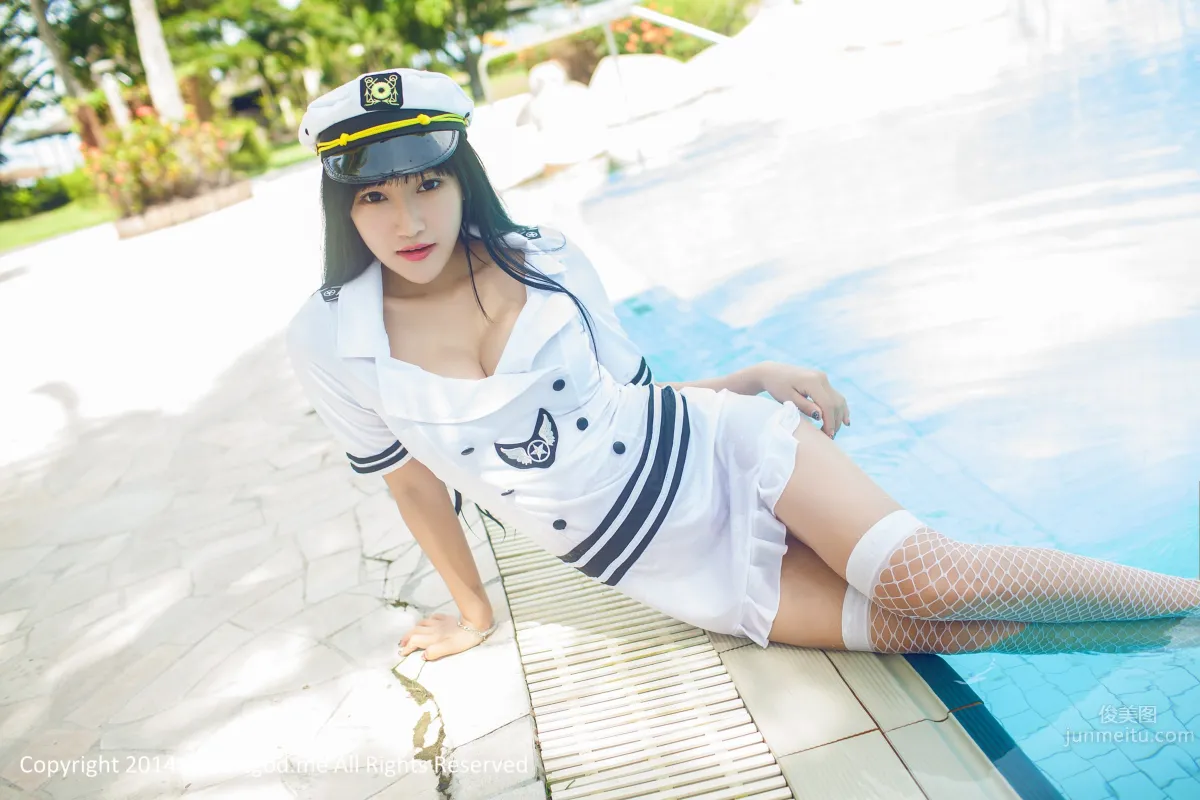 杨上萱- [TGOD推女神] 军舰上的海军女警花 沙巴系列写真 ~_41