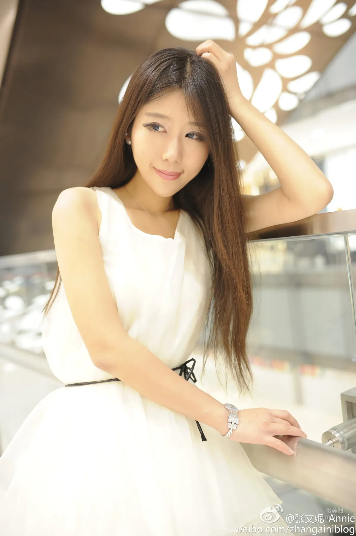 Zhang Aini Annie, Sexy and Eye-Catching Weibo Private Shoot photo 6