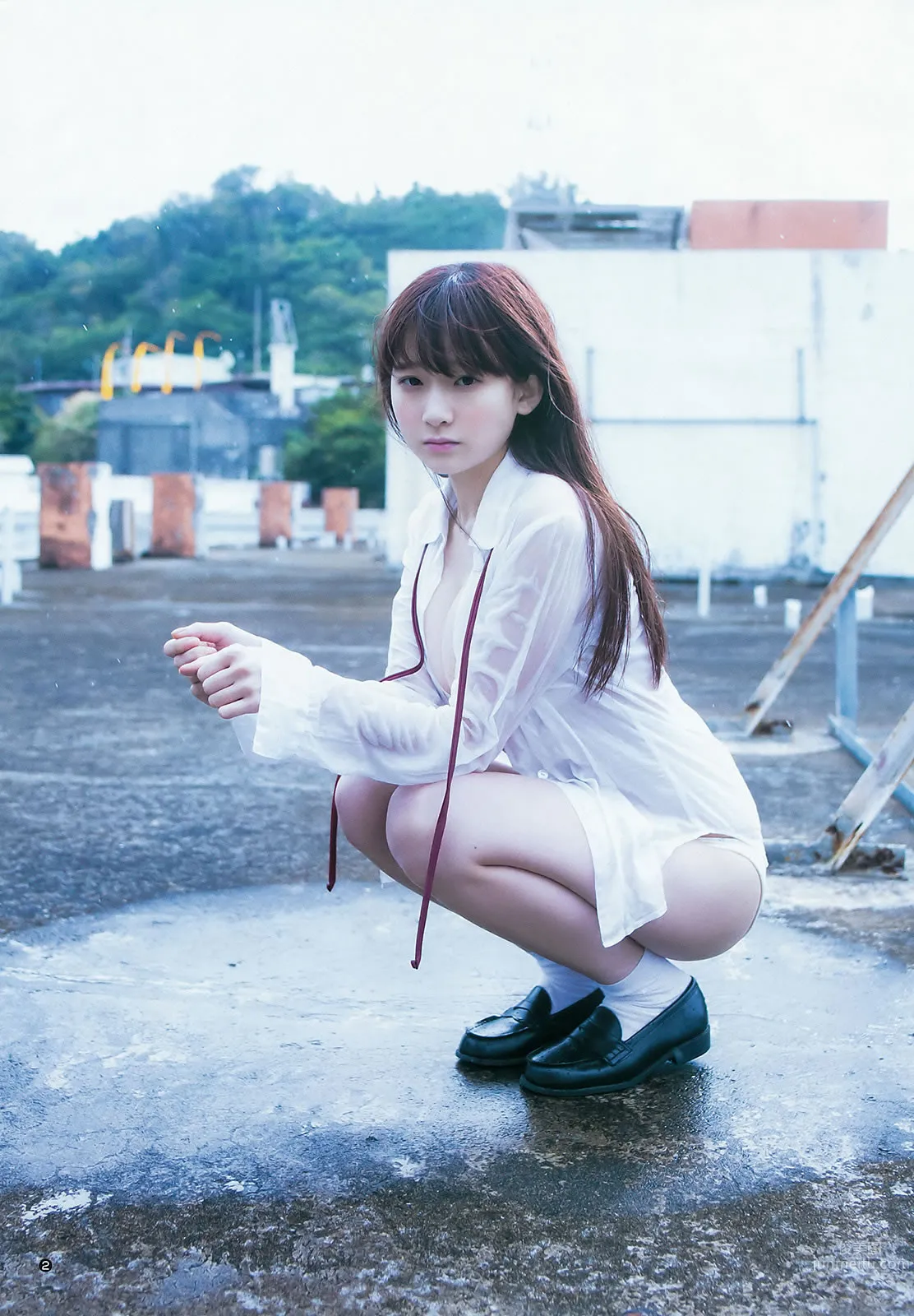 [Weekly Young Jump] 2016 No.12-13 金子理江 麻亜裡 RaMu 宮脇咲良 平手友梨奈 6