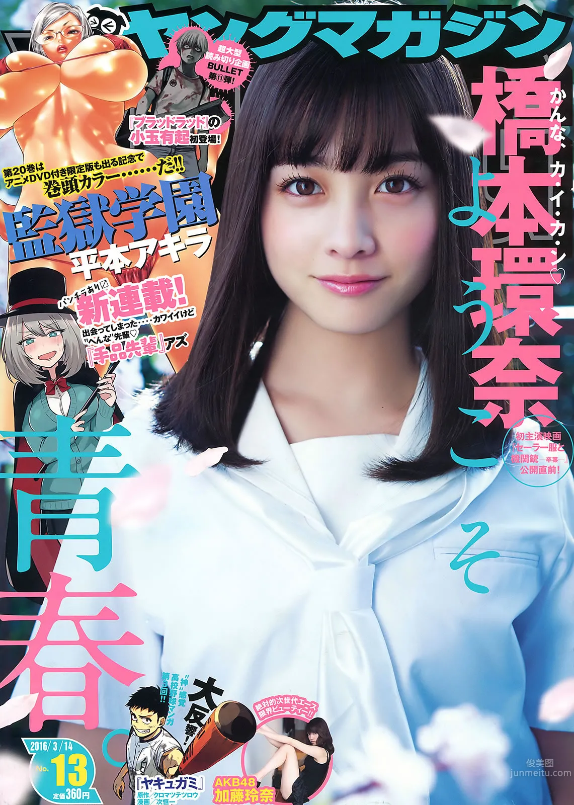 [Young Magazine] 2016 No.12-13 佐野ひなこ 高田秋 橋本環奈 加藤玲奈_0