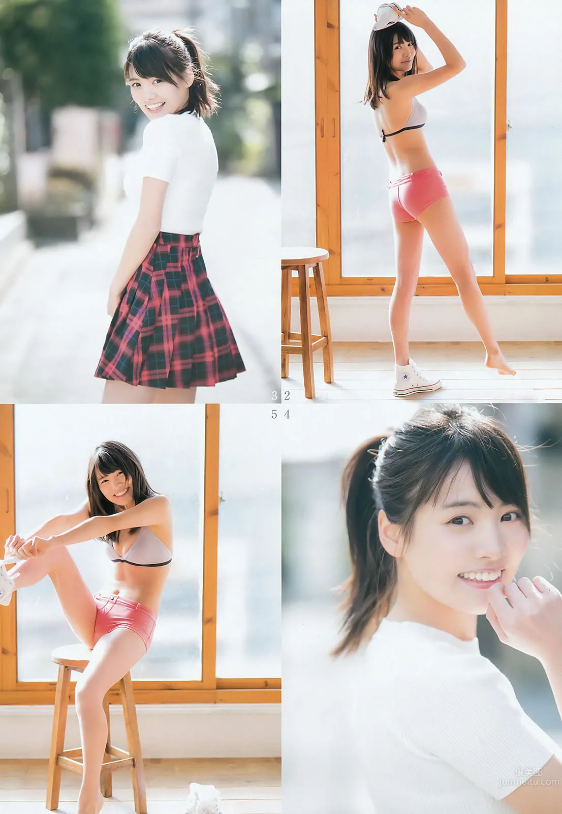 [Weekly Young Jump] 2016 No.14-15 村岡菜摘 小林由依 今泉佑唯 河村美咲 白間美瑠 宮脇咲良 松永有紗_26