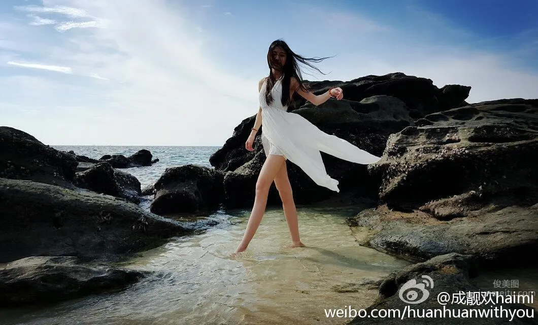 Cheng Lianghuan Haimi, Fresh and Beautiful Campus Beauty Private Shoot photo 12