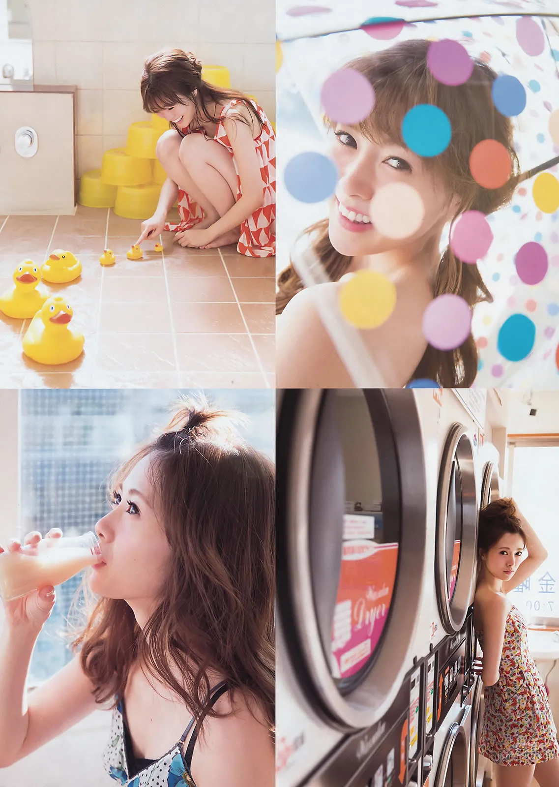 [Young Magazine] 2016 No.16-17 白石麻衣 池上紗理依 朝長美桜 佐野ひなこ 6