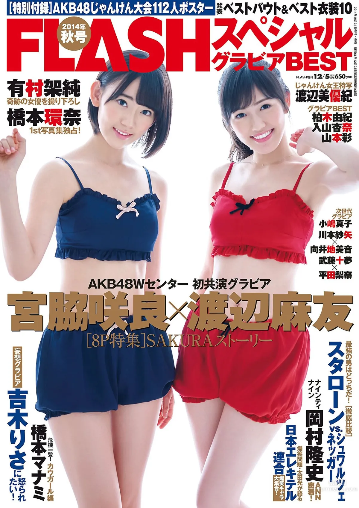 [Flash Special] グラビアBEST 2014.12.05 渡辺麻友 宮脇咲良 柏木由紀 入山杏奈 山本彩 渡辺美優紀 小嶋真子 1