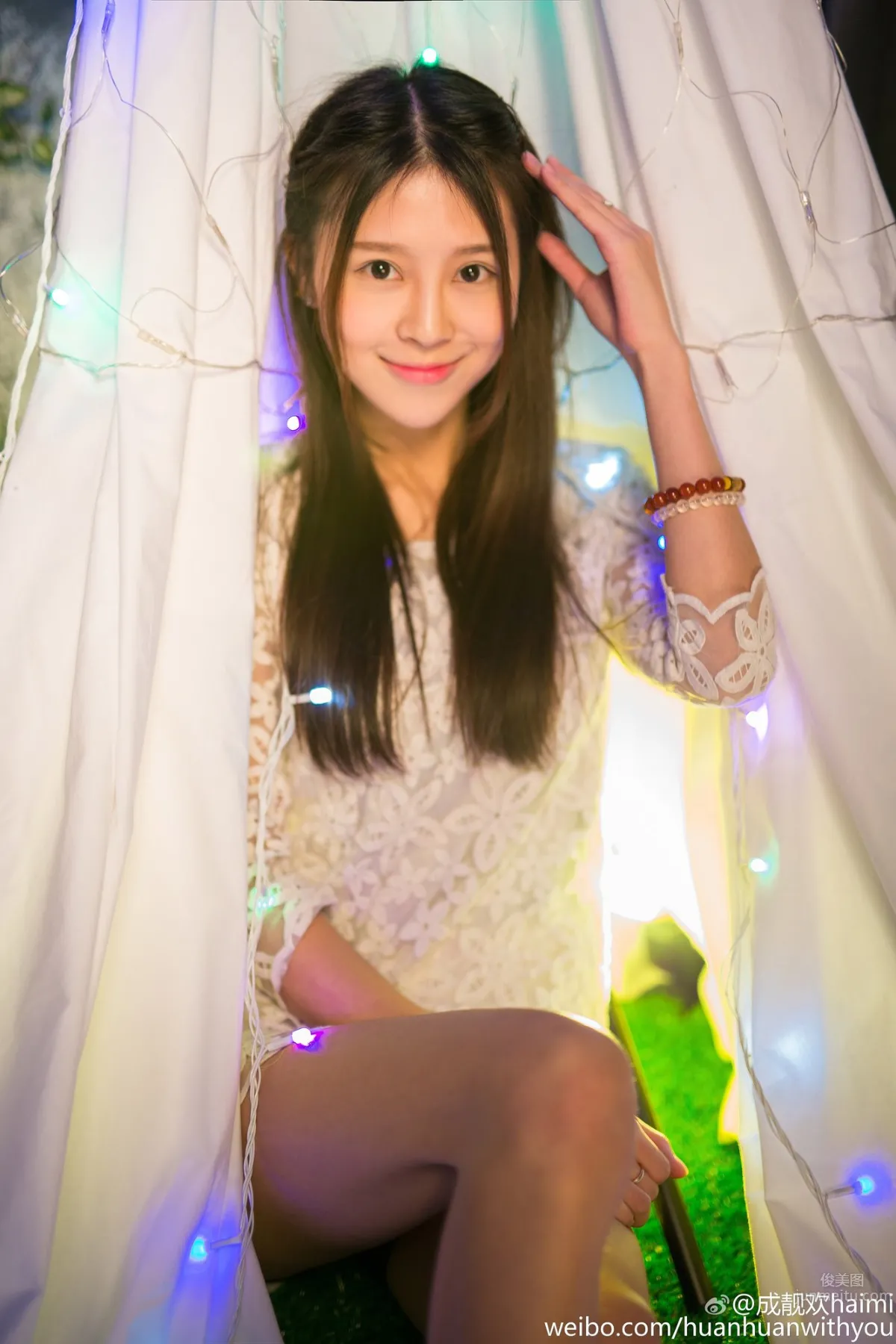 Cheng Lianghuan Haimi, Fresh and Beautiful Campus Beauty Private Shoot photo 20