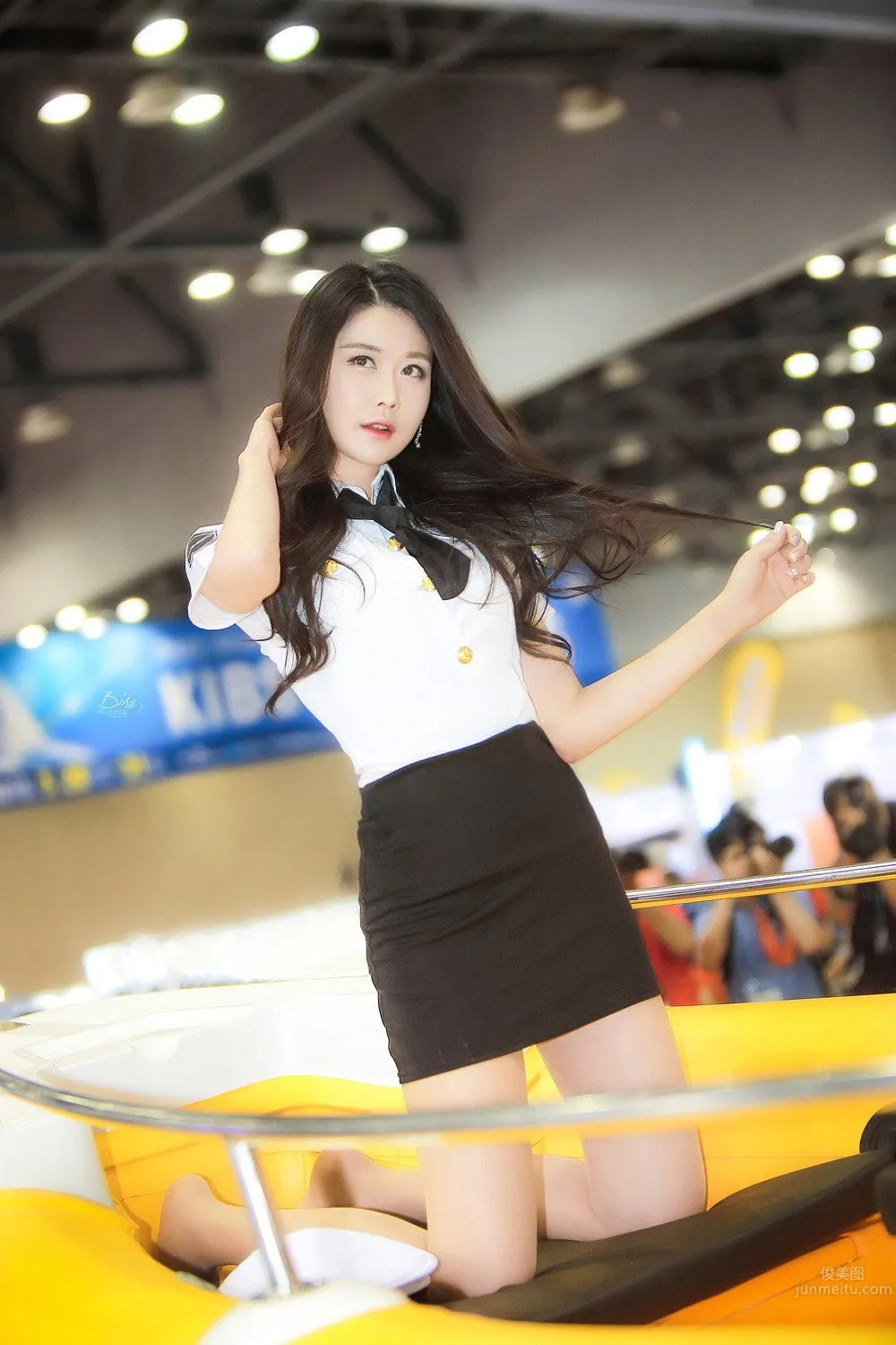 殷夏榮(은하영)- 南韓人氣車模美腿寫真 49
