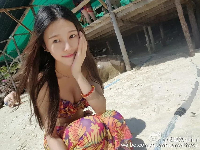Cheng Lianghuan Haimi, Fresh and Beautiful Campus Beauty Private Shoot photo 4