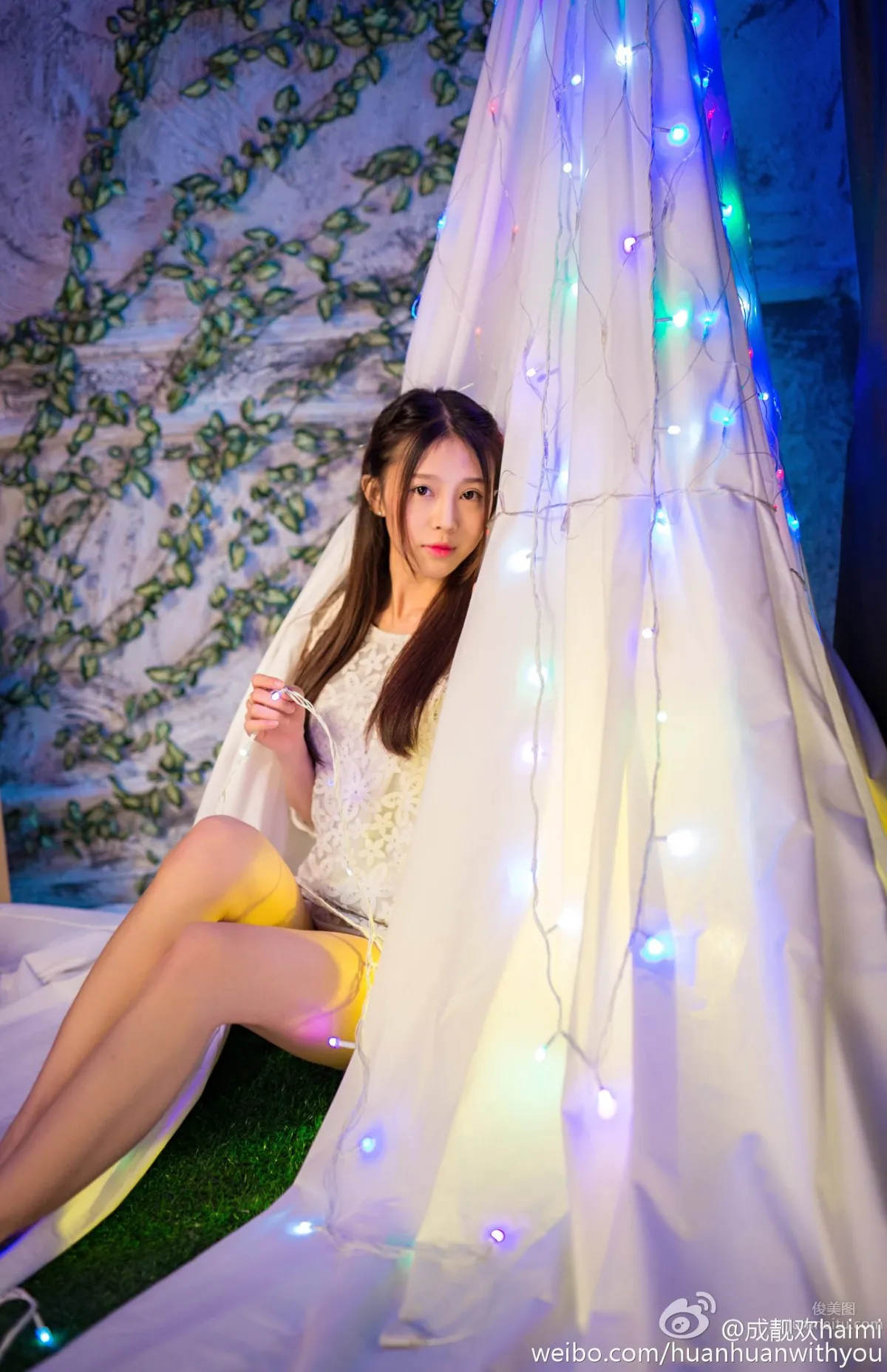 Cheng Lianghuan Haimi, Fresh and Beautiful Campus Beauty Private Shoot photo 24