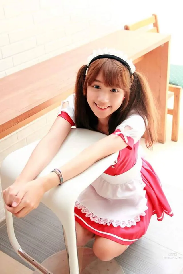 Lv Jialing, Super Cute Fuxing High School Japanese-Style School Beauty photo 14