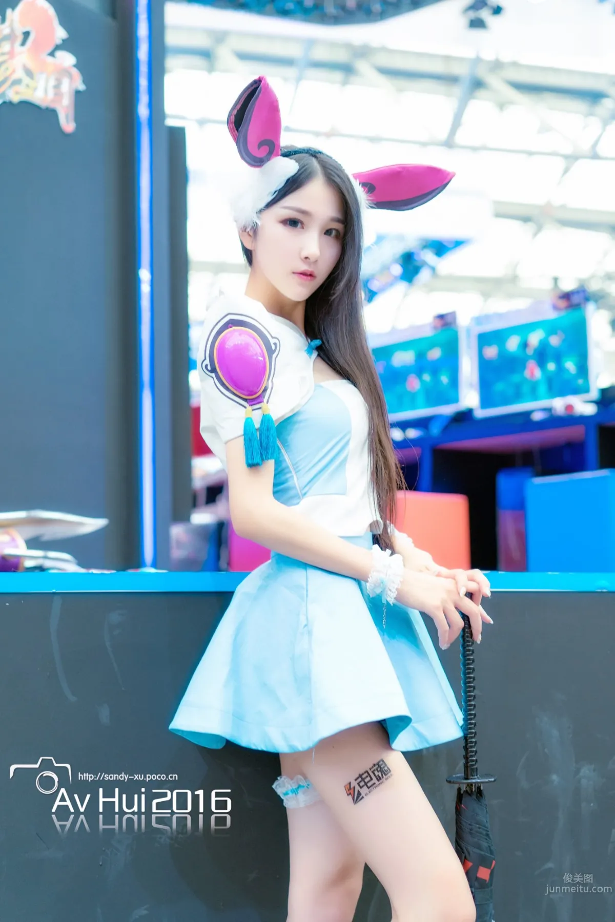 Lin Yimeng - 2016 ChinaJoy D.H. Games Booth SG photo 4