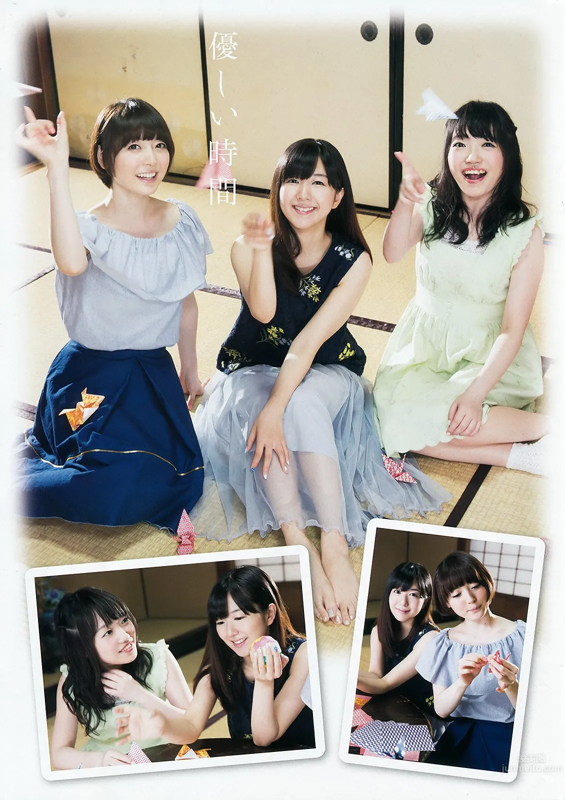 花泽香菜&茅野愛衣&久野美咲- 声优3姐妹拍摄写真_4